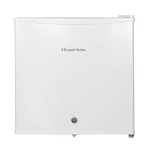 Russell Hobbs RHTTLF1-LCK Lockable 43 Litre Table Top Mini Fridge in White            [Energy Class F]