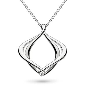 Kit Heath Sterling Silver Alice Necklace of Length 40.6-45.7cm