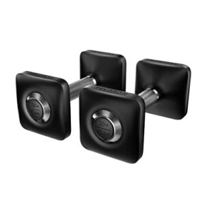 Peloton Dumbbells | Ergonomically Designed Pair of Cast Iron Weights With Urethane Coating and Nonslip Grip