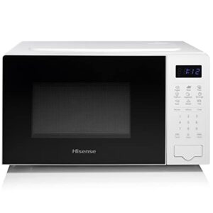 Hisense 700 Watts 20 Litre White Digital Solo Microwave Oven H20MOWS4UK Automatic Defrost