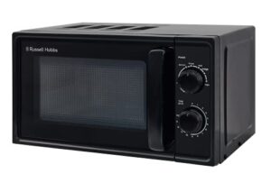 Russell Hobbs Textures 17 Litre Black Manual Microwave