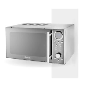 Swan SM3080LN Digital Solo Microwave with 10 Power Levels