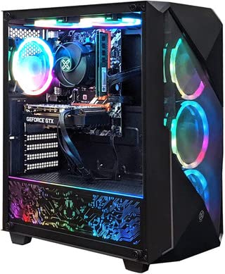 XUM Gaming PC Desktop Computer: i5-12400F 4.40GHz