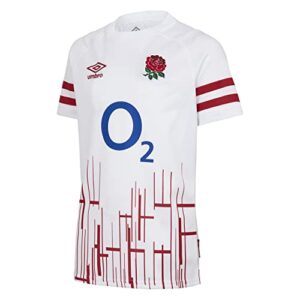 Umbro Kids England Rugby Home Shirt 2022 2023 Junior Boys White 9-10 (M)