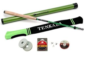 DRAGONtail Tenkara Foxfire zx280 Zoom Fiberglass - Hybrid Tenkara Rod