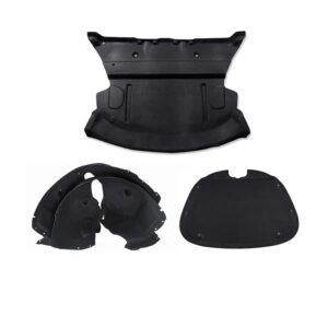 xinlinlin Rear Trunk Soundproof Mat Compatible Tesla Model 3 2017-2022 Front Hood Sound Deadening Pad Front Wheels Protective Pad Noise Reduction (Color Name : Full Set)