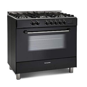 Montpellier 90cm Dual Fuel Range Cooker - Black