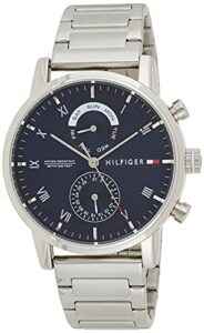 Tommy Hilfiger Analogue Multifunction Quartz Watch for Men with Silver Stainless Steel Bracelet - 1710401