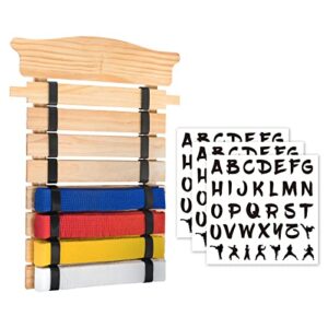 Alheka Karate Martial Arts Belt Display