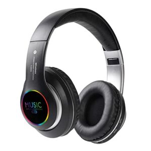 Bluetooth Headphones Over-Ear With LED