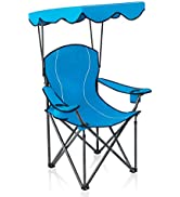 ALPHA CAMP Oversized Camping Folding Chair Heavy Duty Camping Chair Support 450 LBS Padded Campin...