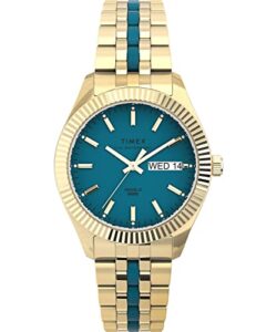 Timex Women's Analogue Quartz Watch with Stainless Steel Strap Multicolou