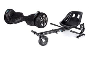 BLACK - G2 PRO OFF ROAD HOVERBOARD SWEGWAY SEGWAY UL2272 CERTIFIED + HK8 KART BLACK