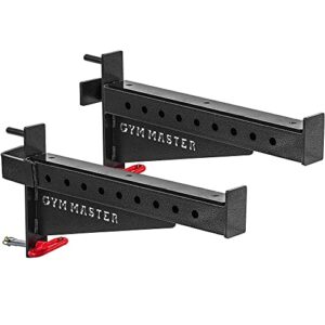 GYM MASTER GM3 60mm Safety Spotter Arms with Protective HDPE Pad