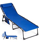 ALPHA CAMP Camp Beds for Adults Oversized Camping Folding Cot Camping Bed Supports 600 lbs Portab...