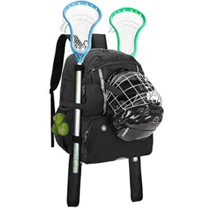 DSLEAF Lacrosse Bag with Stick Holder