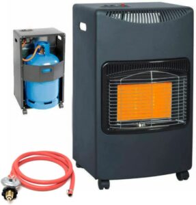 4.2kw Calor Gas Heater Free Standing Butane Gas Heater Portable Heater with wheels comes + Hose and Regulato