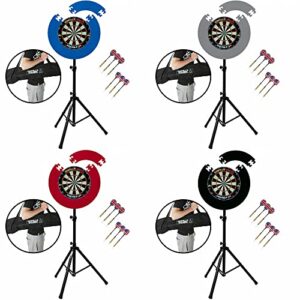 Gorilla Darts Double 20 Dartboard Puzzle Surround Set & Arrow Pro Tripod Stand