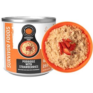 Porridge with Strawberries (Survivor Foods Range)