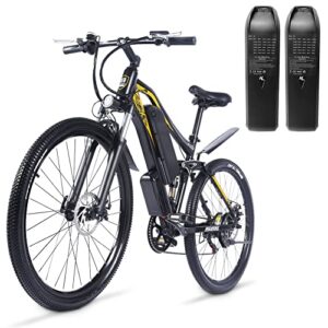 M60 Electric Bike 27.5" with TWO 48V 17Ah Removable Lithium Battery