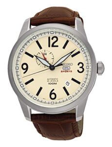 Seiko Men's Analogue Classic Quartz Watch with Leather Strap SSA295K1