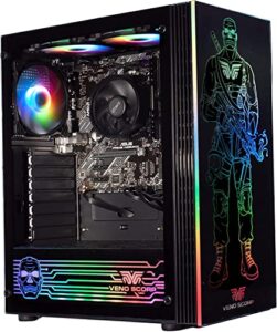 Veno Scorp Budget Gaming PC Intel Core i5-8GB RAM - 500GB HDD – GT 710 2GB Faceless Frank ARGB Gaming Case - WINDOWS 1