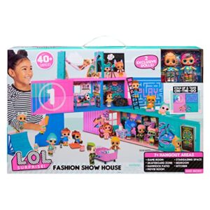 L.O.L. Surprise! 586050EUC LOL Fashion Show House Playset-UNbox 40+ Surprises-Includes 2 Exclusive Dolls