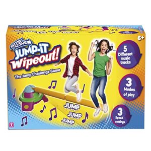 Stay Active Jump It Wipeout Musical Jump Challenge Family Fitness Game with rotating soft foam arm with 3 difficulty levels