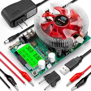 MakerHawk Electronic Load Tester - USB Load Tester 150W 200V 20A Resistor Adjustable Constant Current Battery Capacity Tester Module Intelligent Discha