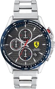 Scuderia Ferrari Men Analog Quartz Watch with Stainless Steel Strap 083085