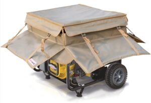 Rain Shelter Enclosure for Portable Generator Tent Running Cover to Run in Rain Storm Snow Sun Heavy Duty Generator Shed for 3500 W -12000 W Generators