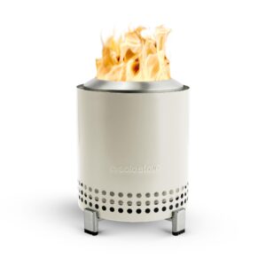 Solo Stove Mesa Tabletop Fire Pit with Stand | Low Smoke Outdoor Mini Fire for Urban & Suburbs | Fueled by Pellets or Wood