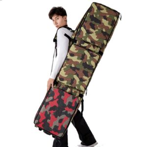 JTYX Roller Snowboard Bag with Wheels | Snowboard and Boot Bag | Waterproof Snowboard Wheel Bag for Men/Women - Fits up to 2 Boards or 2 Sets of Skis