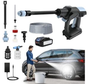 Cordless Pressure Cleaner Lightweight Portable Pressure Washer with 4.0Ah Battery