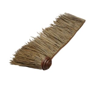 VMZONE Straw Roof Thatch Thatch Roof Runner Roll Mexican Straw Roof Thatch Panel Artificial Palm Thatch for Tiki Bar Hut Garden Patio Umbrella Covers Fence Party Decoration (20" W)(Size:4m/13.1ft)