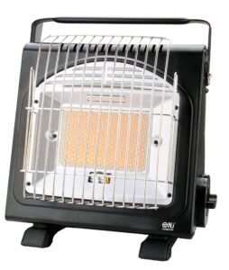 NJ-H1 Camping Gas Heater Portable Stove - Compact 2in1 Butane Gas Cooker and Heater Outdoor use Auto Ignition 1.7kW
