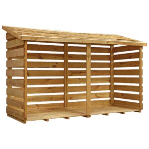 Waltons 3' x 3' Pressure Treated Single Garden Log Store (6 x 3)