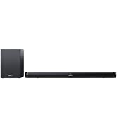 SHARP HT-SBW160 2.1 Soundbar, 360W Ultra Slim Wireless Bluetooth Soundbar with Subwoofer for TV, ...