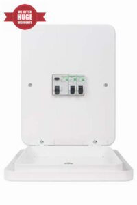 Schneider Electric Easy9+ - Populated Garage Unit with 63A RCD and 6A & 16A MCB Miniature Circuit Breakers