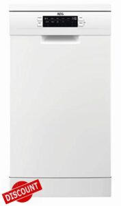 AEG FFB62407ZW Freestanding Slimline Dishwasher with AirDry Technology