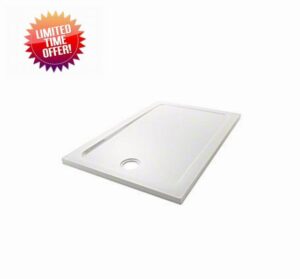 Mira 1.1697.020.WH White Flight Low Rectangle Shower Tray
