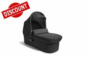 BABY JOGGER Foldable Pushchair Carrycot | for City Mini 2 Double & City Mini GT2 Double Strollers | Opulent Black (Schwarz)
