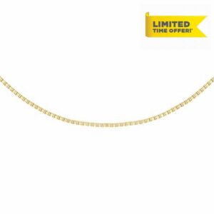 Carissima Gold 9ct Yellow Gold 9 Box Chai