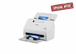 Canon imageFORMULA RS40 Photo and Document Scanner - for Windows and Mac - Scans Photos - Vibrant Color - USB Interface - 1200 DPI - High Speed - Easy Setup