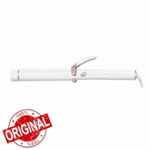 T3 SinglePass Curl Professional Curling Iron Custom Blend Ceramic Long Barrel Curling and Wave Iron with Adjustable Heat Settings for Shiny Smooth Curls and Waves