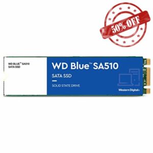 WD Blue SA510 1TB M.2 SATA SSD with up to 560MB/s read speed