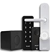 Ultion Nuki Smart Lock Kit - Unit + Bridge + Keypad, for Doors Over 55mm Thick - Suits UK Doors