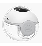 Momcozy Wearable Breast Pump S12, LCD Hands-Free Pump, 2 Mode & 9 Levels Adjustable for Comfortab...