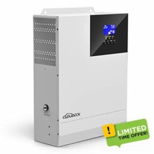 5000 W Hybrid Inverter Solar 48 V DC to 220 V/230 V AC with 80 A MPPT Solar Charge Controller