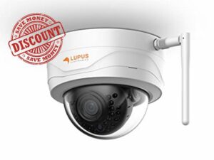 LUPUS Electronics LE204 WLAN IP security camera Indoor & outdoor Dome Black